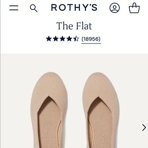Rothy’s Classic Ecru Flat